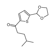 5-(1,3-DIOXOLAN-2-YL)-2-THIENYL 3-METHYLBUTYL KETONE structure