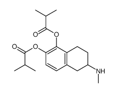 ()-5,6,7,8-Tetrahydro-6-(methylamino)-1,2-naphthylene diisobutyrate Structure