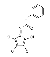 N-phenoxycarbonyl-(2,3,4,5-tetrachloro-1-thiophenio)amide结构式