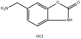 6-(aminomethyl)-2,3-dihydro-1,3-benzoxazol-2-one hydrochloride Structure