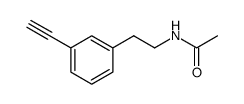 Acetamide, N-[2-(3-ethynylphenyl)ethyl] Structure