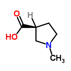 (S)-1-甲基吡咯烷-3-羧酸结构式