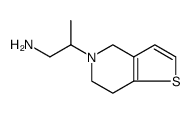 Thieno[3,2-c]pyridine-5(4H)-ethanamine, 6,7-dihydro-β-methyl Structure