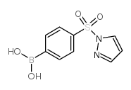 4-(1H-Pyrazol-1-ylsulfonyl)phenylboronic acid structure