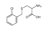 2-amino-3-[(2-chlorophenyl)methylsulfanyl]propanoic acid结构式