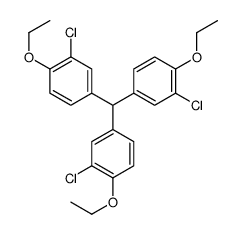 4-[bis(3-chloro-4-ethoxyphenyl)methyl]-2-chloro-1-ethoxybenzene Structure