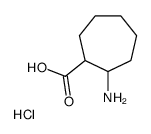 CIS-2-AMINO-CYCLOHEPTANECARBOXYLIC ACID HYDROCHLORIDE结构式