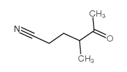 4-甲基-5-氧己腈结构式