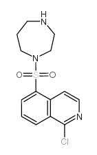 1-chloro-5-(1,4-diazepan-1-ylsulfonyl)isoquinoline结构式