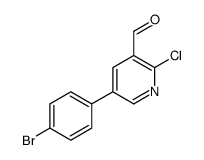 5-(4-Bromophenyl)-2-chloropyridine-3-carboxaldehyde picture