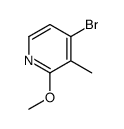 4-溴-2-甲氧基-3-甲基吡啶结构式