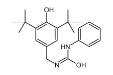 1-[(3,5-ditert-butyl-4-hydroxyphenyl)methyl]-3-phenylurea结构式