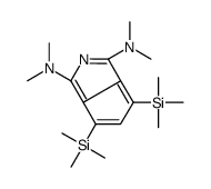 2-Azapentalene, 1,3-bis(dimethylamino)-4,6-bis(trimethylsilyl)- picture