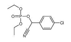 [(4-chlorophenyl)-cyanomethyl] diethyl phosphate Structure