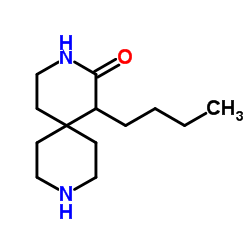 1-Butyl-3,9-diazaspiro[5.5]undecan-2-one结构式