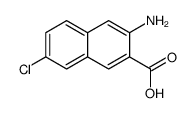 3-amino-7-chloronaphthalene-2-carboxylic acid Structure