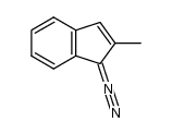 1-diazo-2-methylindene Structure