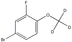 4-(Methoxy-d3)-3-fluorobromobenzene图片