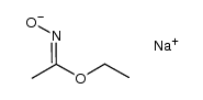 sodium ethyl N-hydroxyacetimidate Structure