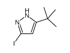 3-(tert-Butyl)-5-iodo-1H-pyrazole structure