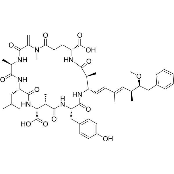 微囊藻毒素-LY结构式