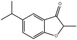 2-Methyl-5-(propan-2-yl)-2,3-dihydro-1-benzofuran-3-one Structure