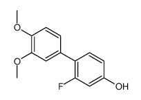 4-(3,4-dimethoxyphenyl)-3-fluorophenol Structure