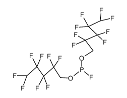 bis(2,2,3,3,4,4,5,5-octafluoropentyl) phosphorofluoridite结构式