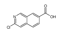 3-氯异喹啉-7-羧酸结构式