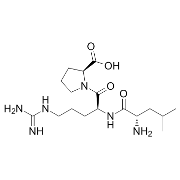 Leucylarginylproline Structure