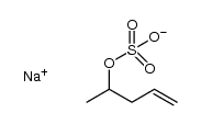 sodium pent-4-en-2-yl sulfate结构式