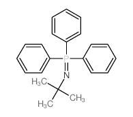 2-Propanamine,2-methyl-N-(triphenylphosphoranylidene)- Structure