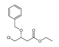 ethyl (R)-3-(benzyloxy)-4-chlorobutanoate结构式