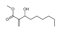 methyl 3-hydroxy-2-methylidenenonanoate结构式