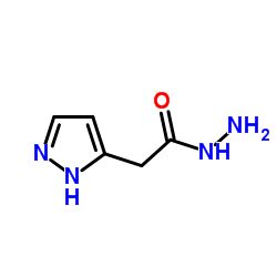 2-(1H-pyrazol-3-yl)acetohydrazide Structure