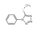 5-(Methylthio)-1-phenyl-1H-tetrazole structure