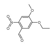 5-ethoxy-4-methoxy-2-nitro-benzaldehyde结构式