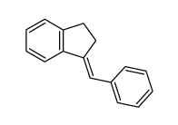 (E)-1-benzylidene-2,3-dihydro-1H-indene结构式