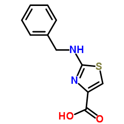 2-(Benzylamino)-1,3-thiazole-4-carboxylic acid structure