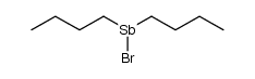 di-n-butylantimonbromide Structure