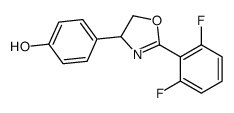 4-[2-(2,6-difluorophenyl)-4,5-dihydro-1,3-oxazol-4-yl]phenol Structure