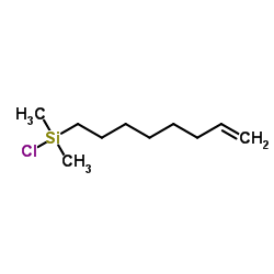 7-辛烯基二甲基氯硅烷结构式