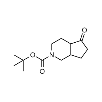 5-氧代八氢-2H-环戊并[c]吡啶-2-羧酸叔丁酯结构式