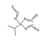 isopropyl-triisothiocyanato-silane Structure