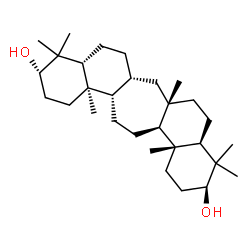 (14β)-C(14a)-Homo-27-norgammacerane-3β,21α-diol结构式