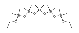 1,9-diethoxy-1,1,3,3,5,5,7,7,9,9-decamethyl-pentasiloxane Structure