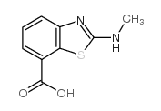 7-Benzothiazolecarboxylicacid,2-(methylamino)- structure