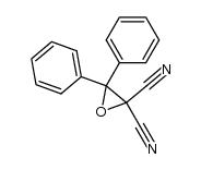 2,2-dicyano-3,3-diphenyloxirane Structure