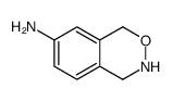 (9ci)-3,4-二氢-1H-2,3-苯并噁嗪-7-胺结构式