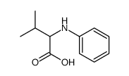 2-phenylamino-3-methylbutanoic acid结构式